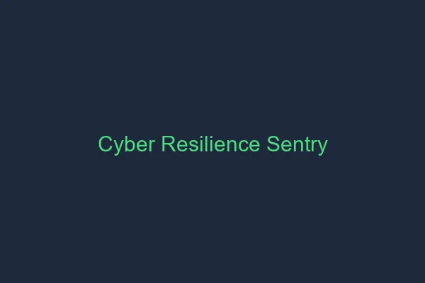 Cyber Resilience Sentry